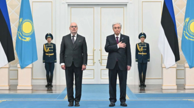 Ақордада Эстония президентін қарсы алу рәсімі өтті