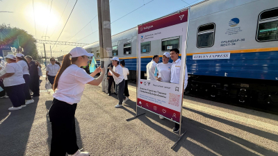 ҚТЖ Өзбек темір жолдарымен бірлесіп кезекті Keruen Express туристік пойызын ұйымдастырды