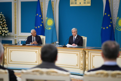Қасым-Жомарт Тоқаев пен Антониу Кошта бірлескен мәлімдеме жасады