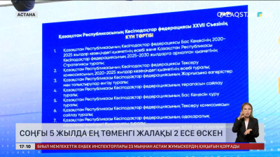 Елімізде соңғы 5 жылда ең төменгі жалақы 2 есе өскен