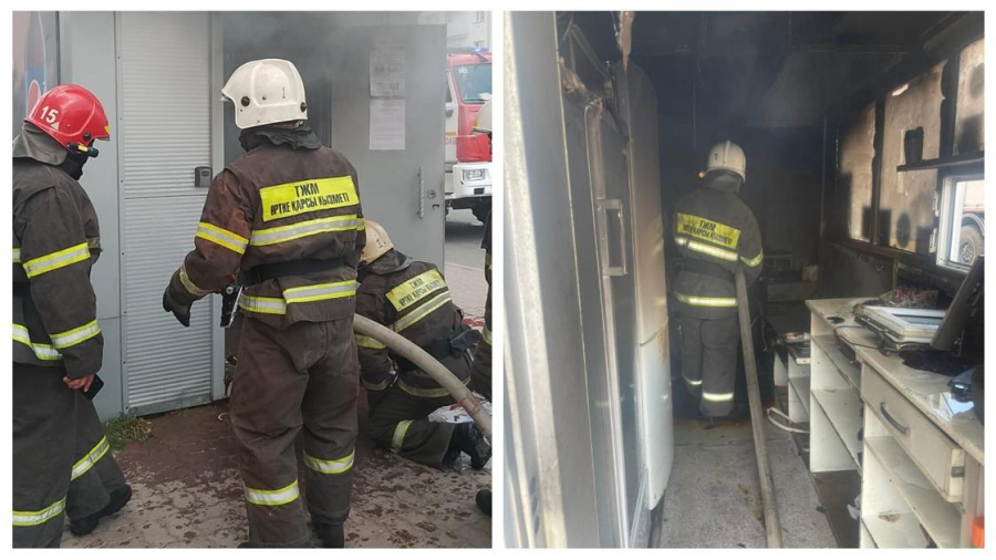 Девушка получила ожоги при пожаре в "Буржуе" в Павлодаре