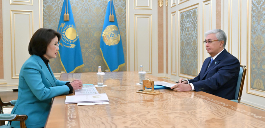 Президент Денсаулық сақтау министрі Ақмарал Әлназарованы қабылдады
