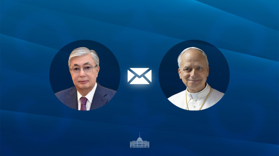 Мемлекет басшысы Рим Папасы XIV Леоға құттықтау жеделхатын жолдады