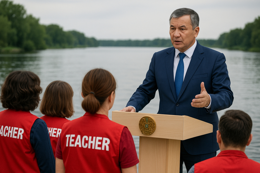Қостанай әкімі мұғалімдердің су айдындарына рейдке шығуын ұсынды